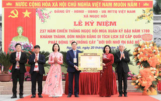 Ngọc Hồi (Hà Nội): Long trọng kỷ niệm 237 năm Chiến thắng Ngọc Hồi 
