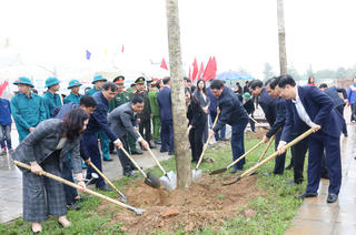 Bí thư Tỉnh ủy Bắc Ninh dự Lễ phát động Tết trồng cây tại Đền thờ Bác Hồ - Công viên Văn Miếu Bí thư Tỉnh ủy Bắc Ninh dự Lễ phát động Tết trồng cây tại Đền thờ Bác Hồ - Công viên Văn Miếu