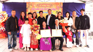 Hải Phòng: Chủ tịch nước Cộng hòa xã hội chủ nghĩa Việt Nam gửi Thiếp mừng thọ các cụ tại Tổ dân phố Tường dịp đầu xuân 2026