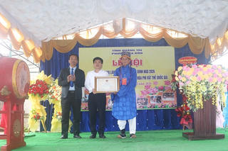 Lễ hội Khai hạ làng Tượng Sơn ở Quảng Trị được ghi danh Di sản văn hóa phi vật thể Quốc gia