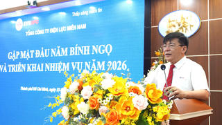 Tổng công ty Điện lực miền Nam: Triển khai nhiệm vụ ngay sau kỳ nghỉ Tết Nguyên đán 2026 Tổng công ty Điện lực miền Nam: Triển khai nhiệm vụ ngay sau kỳ nghỉ Tết Nguyên đán 2026