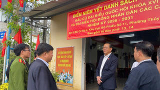 90 người ứng cử, bầu 53 đại biểu HĐND thành phố Huế khóa IX