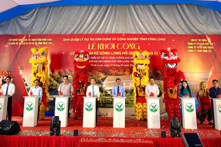 Vĩnh Long khởi công xây dựng bờ kè gần 225 tỷ đồng