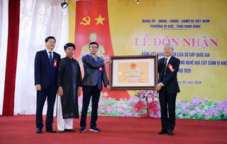 Ninh Bình: Đình Vị Khê đón nhận danh hiệu Di tích lịch sử cấp Quốc gia