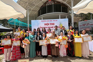 Quảng bá thương hiệu hoa Đà Lạt qua hội thi cắm hoa nghệ thuật