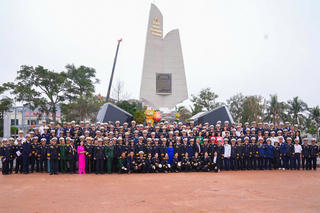 Ngày 1/3, Biển khắc tên những người lính Đoàn tàu không số