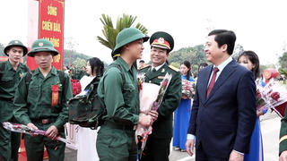 Lào Cai: 2.693 thanh niên lên đường nhập ngũ năm 2026