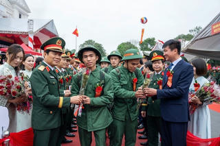 Ninh Bình rộn ràng ngày hội tòng quân năm 2026