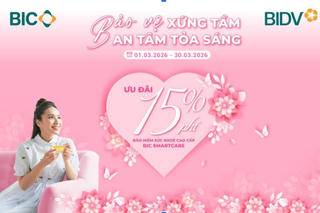 BIC ưu đãi 15% phí bảo hiểm sức khoẻ cao cấp mừng Ngày Quốc tế Phụ nữ BIC ưu đãi 15% phí bảo hiểm sức khoẻ cao cấp mừng Ngày Quốc tế Phụ nữ
