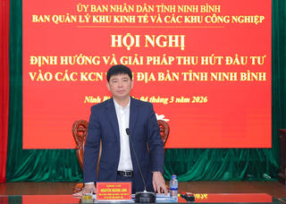 Ninh Bình tìm giải pháp nâng cao hiệu quả thu hút đầu tư vào các khu công nghiệp