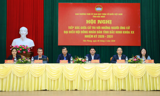 Các ứng cử viên đại biểu HĐND tỉnh Bắc Ninh tiếp xúc cử tri đơn vị bầu cử số 9