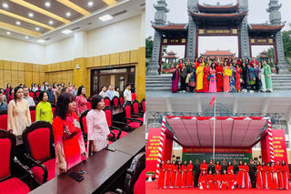 Tháng Ba về với tà áo dài thướt tha...