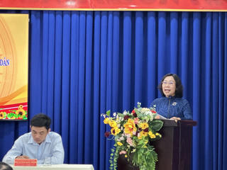 Ứng cử viên HĐND TPHCM Hàng Thị Thu Nga: Cam kết đấy mạnh chính quyền số và dịch vụ công trực tuyến, nâng cao chất lượng phục vụ nhân dân 