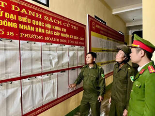 Hà Tĩnh: Triển khai đồng bộ các biện pháp nghiệp vụ, quyết tâm bảo vệ tuyệt đối an toàn cho ngày bầu cử 