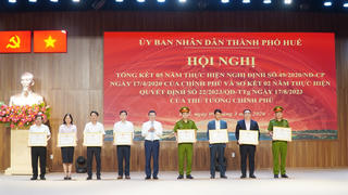 Thành phố Huế tổng kết 5 năm thực hiện công tác tái hòa nhập cộng đồng cho người chấp hành xong án phạt tù