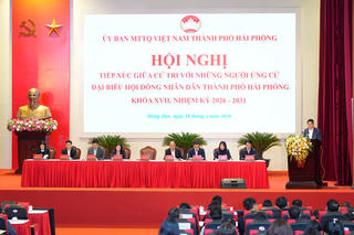 Ứng cử viên đại biểu HĐND TP Hải Phòng tiếp xúc cử tri tại các đơn vị bầu cử
