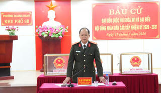 Quảng Ninh: Rà soát kỹ các phương án bảo đảm an ninh, trật tự cho ngày bầu cử