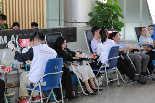 Sôi nổi hoạt động hiến máu tình nguyện tại Cục Khí tượng Thủy văn