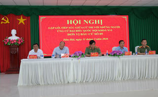 Người ứng cử đại biểu Quốc hội khóa XVI, nhiệm kỳ 2026 - 2031 gặp gỡ, tiếp xúc cử tri xã Tiên Hải, tỉnh An Giang