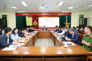 Đoàn công tác Thành ủy Hà Nội kiểm tra công tác chuẩn bị bầu cử tại xã Yên Xuân