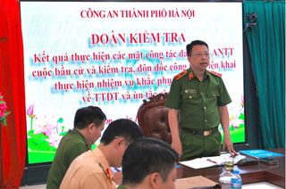 Hà Nội: Không để xảy ra bất kỳ sơ suất nào trong bảo đảm an ninh bầu cử