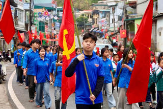 Tuyên Quang rực rỡ cờ hoa, không khí ngày hội bầu cử lan toả rộng khắp 
