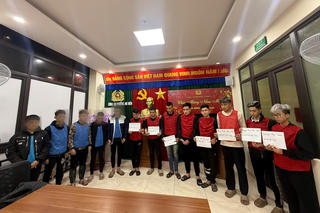 Tạm giữ 12 đối tượng tụ tập, gây rối trật tự công cộng lúc rạng sáng ở Hải Phòng