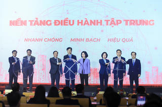 Hà Nội bấm nút khai trương “Nền tảng điều hành tập trung của Đoàn ĐBQH và HĐND 2 cấp TP. Hà Nội”