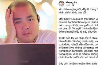 Toàn cảnh vụ Nhạc sĩ Minh Khang say rượu, mất kiểm soát, cãi vã với tài xế