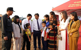 Đắk Lắk: Hơn 1.300 học sinh đồng bào dân tộc thiểu số sắp có trường học mới