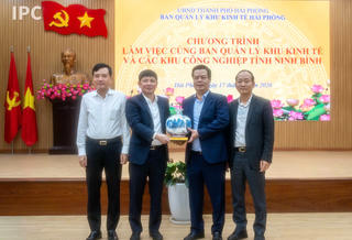 Ban Quản lý Khu kinh tế và các Khu công nghiệp tỉnh Ninh Bình thăm và làm việc tại Hải Phòng