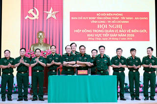 BĐBP tuyến Tây Nam hiệp đồng chặt chẽ, giữ vững an ninh biên giới khu vực tiếp giáp