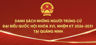 Danh sách người trúng cử đại biểu Quốc hội khóa XVI tại Quảng Ninh
