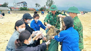 Tuổi trẻ BĐBP Quảng Trị đồng loạt ra quân “Ngày Chủ nhật xanh”
