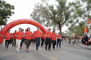 Không khí Ngày chạy Olympic vì sức khỏe toàn dân tại Hải Phòng