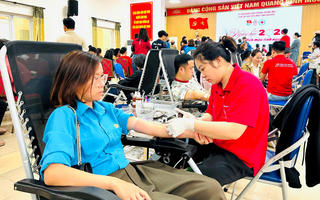Sôi nổi Ngày hội hiến máu tình nguyện 2026 tại phường Hoàng Mai (Hà Nội)