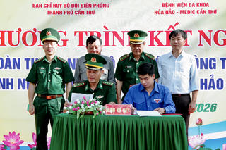 Sôi nổi hoạt động “Tháng Thanh niên”, “Tháng Ba biên giới” tại biên giới biển Cần Thơ