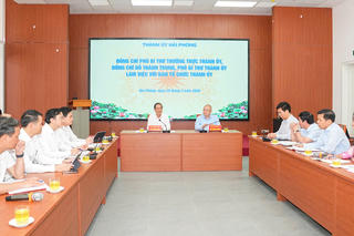 Hải Phòng: Chủ động tham mưu, nâng cao chất lượng công tác tổ chức xây dựng Đảng