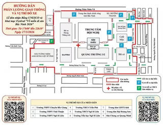 Bắc Ninh cấm loạt tuyến phố trung tâm phục vụ lễ đón bằng UNESCO và khai mạc Festival