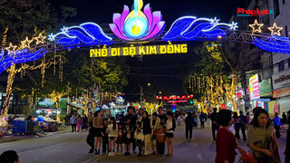 Phố đi bộ Kim Đồng: Điểm hẹn văn hóa – du lịch mới của tỉnh Cao Bằng