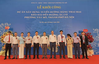 Hà Nội: Khởi công tuyến đường Đặng Thai Mai kéo dài đến đường Âu Cơ