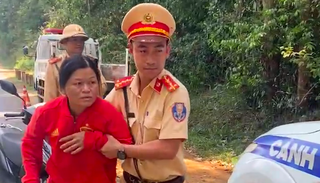 Hình ảnh đẹp của cán bộ Cảnh sát giao thông tỉnh Lâm Đồng