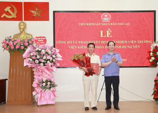 Bổ nhiệm ông Nguyễn Hoàng Dương giữ chức Viện trưởng VKSND tỉnh Hưng Yên