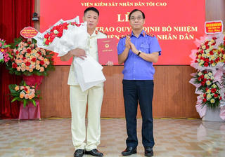 Ông Nguyễn Văn Viện được bổ nhiệm làm Viện trưởng VKSND tỉnh Ninh Bình