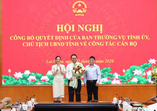 Lai Châu có tân Giám đốc Sở Tư pháp