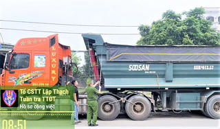 Công an tỉnh Phú Thọ tổng rà soát xe tải trọng lớn