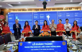 Khánh thành Trung tâm giám sát, điều hành thông minh Cục Quản lý Thi hành án dân sự