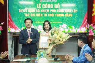 Hội Mỹ nghệ Kim hoàn Đá quý Việt Nam bổ nhiệm Phó Tổng Biên tập Tạp chí điện tử Thời Trang Vàng