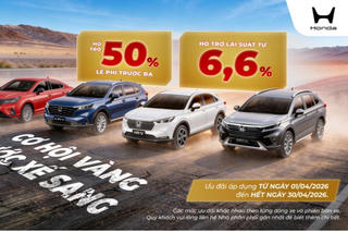 Honda Việt Nam khuyến mại cho khách hàng mua ô tô trong tháng 4