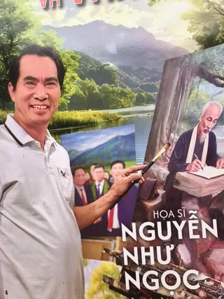 Họa sỹ Như Ngọc cháy mình trong từng nét vẽ